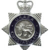 United Kingdom Atomic Energy Authority (U.K.A.E.A.) Constabulary Enamelled Cap Badge - Queen's Crown