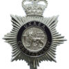 United Kingdom Atomic Energy Authority (U.K.A.E.A.) Constabulary Blue Enamelled Helmet Plate - Queen's Crown
