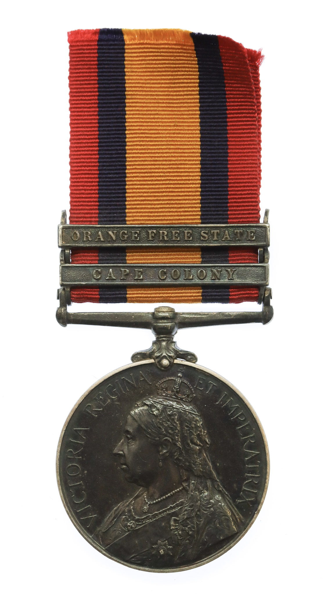 Queen's South Africa Medal (2 Clasps - Cape Colony, Orange Free State) - Regimental Quartermaster Sergeant G.R. Carter, 6th Inniskilling Dragoons