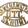 Berkhamsted School O.T.C. (BERKHAMSTED/O.T.C./SCHOOL) Shoulder Title