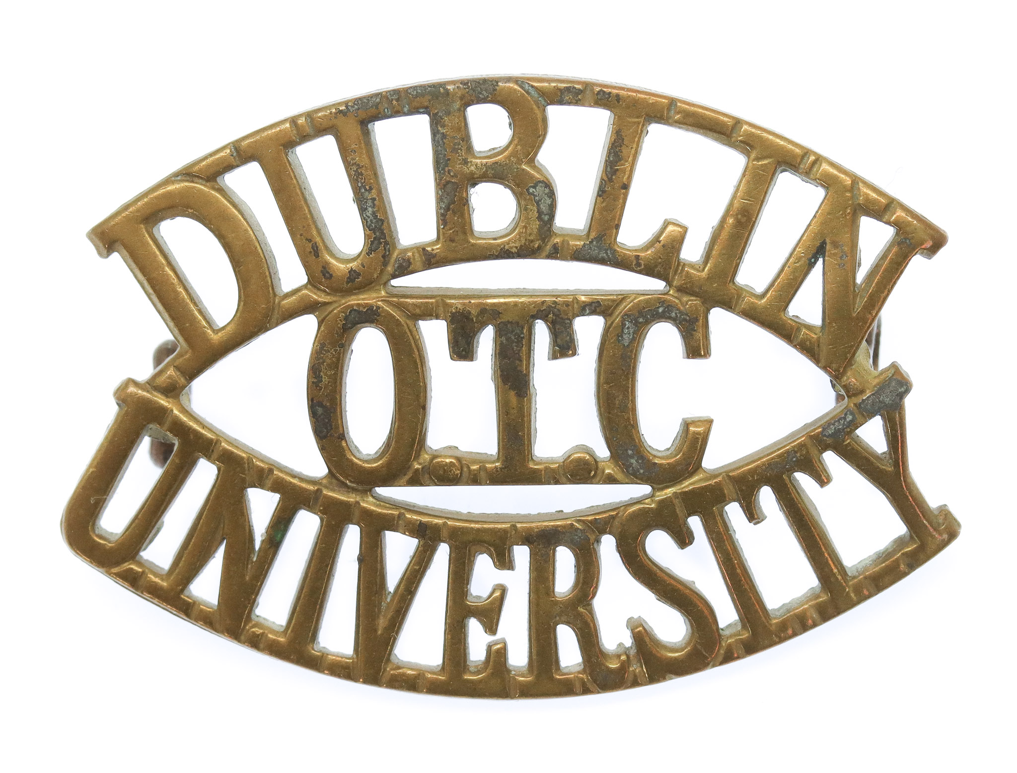 Dublin University O.T.C. (DUBLIN/O.T.C./UNIVERSITY) Shoulder Title