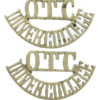 Pair of Dover College O.T.C. (O.T.C./DOVER COLLEGE) Shoulder Titles