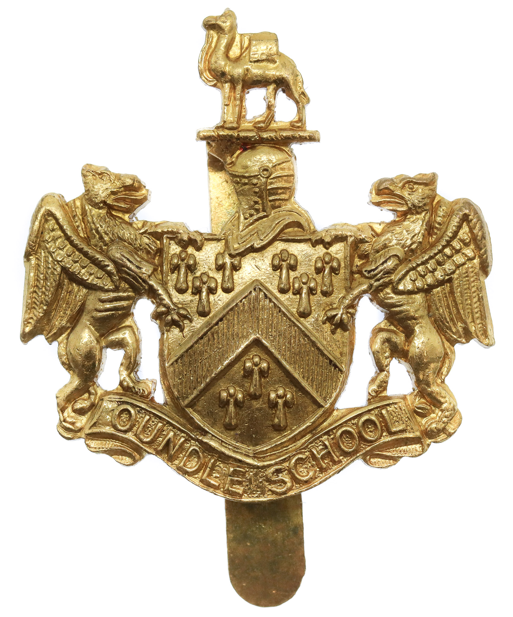 Oundle School, Peterborough O.T.C. Cap Badge