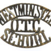 Westminster School O.T.C. (WESTMINSTER/O.T.C./SCHOOL) Shoulder Title