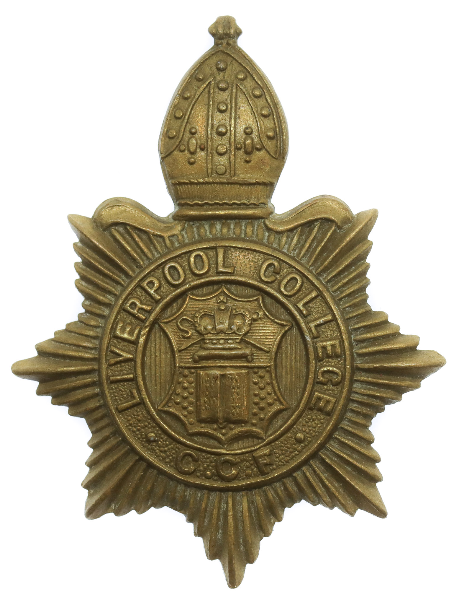 Liverpool College C.C.F. Cap Badge