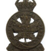 Canadian Royal Montreal Regiment Officer's Service Dress Cap Badge