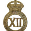 Canadian WW1 12th York Rangers Militia Cap Badge