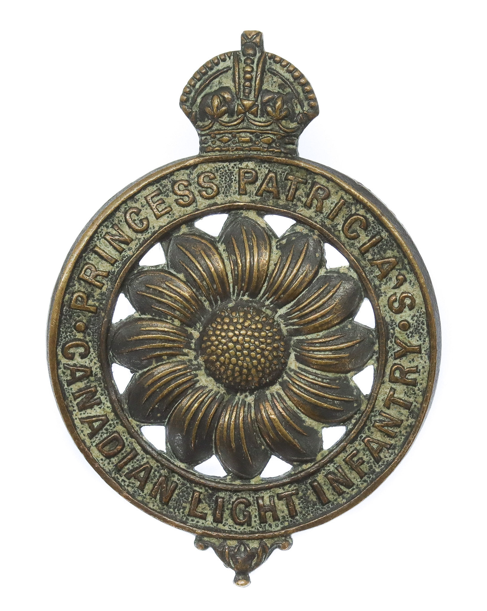 WW1 Princess Patricia's Canadian Light Infantry (P.P.C.L.I.) C.E.F. Cap Badge
