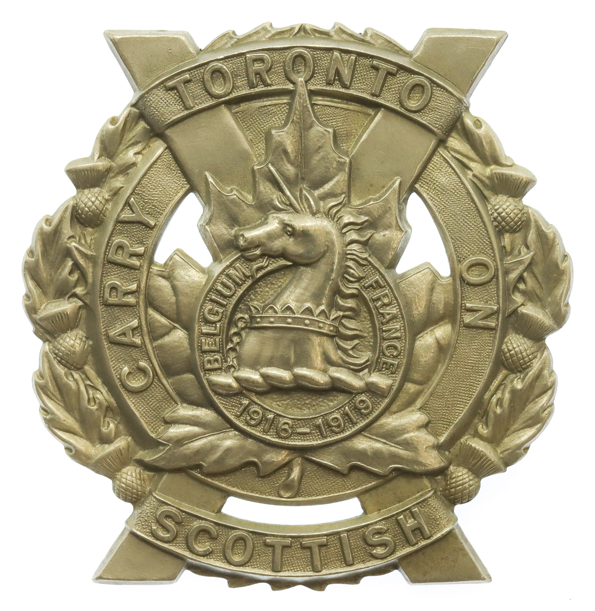 Canadian Toronto Scottish Cap Badge