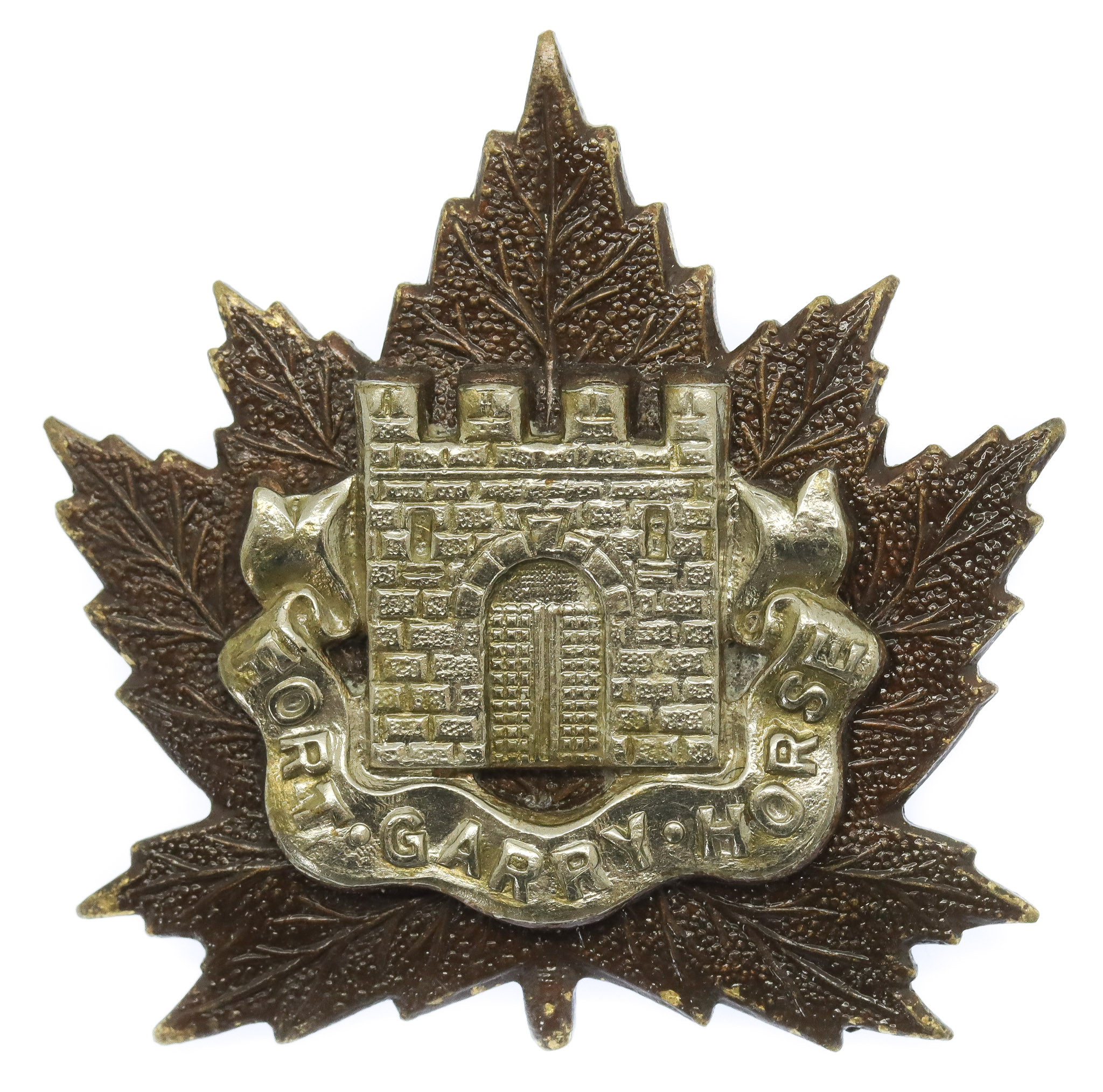 Canadian Fort Garry Horse Cap Badge