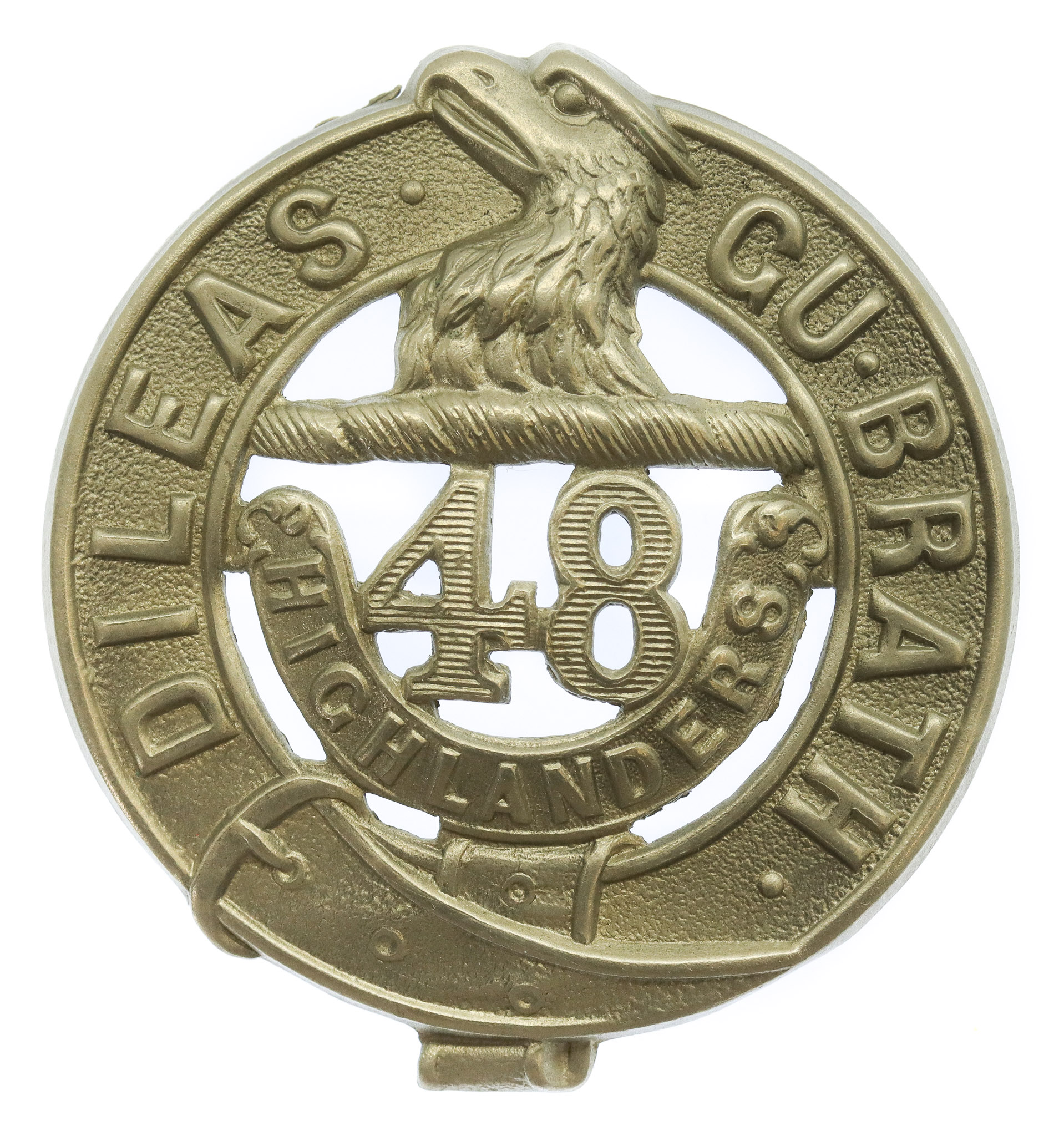 Canadian 48th Highlanders of Canada Cap Badge