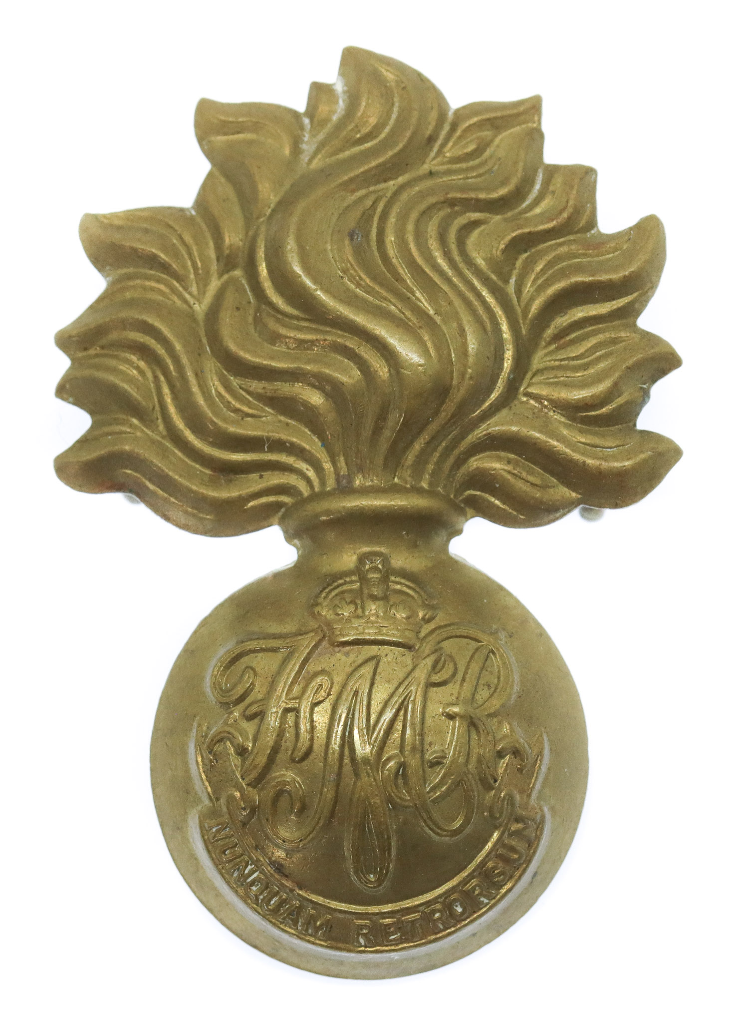 Canadian Les Fusiliers Mont Royal Cap Badge - King's Crown