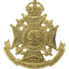 Canadian Les Voltiguers de Quebec Cap Badge - King's Crown