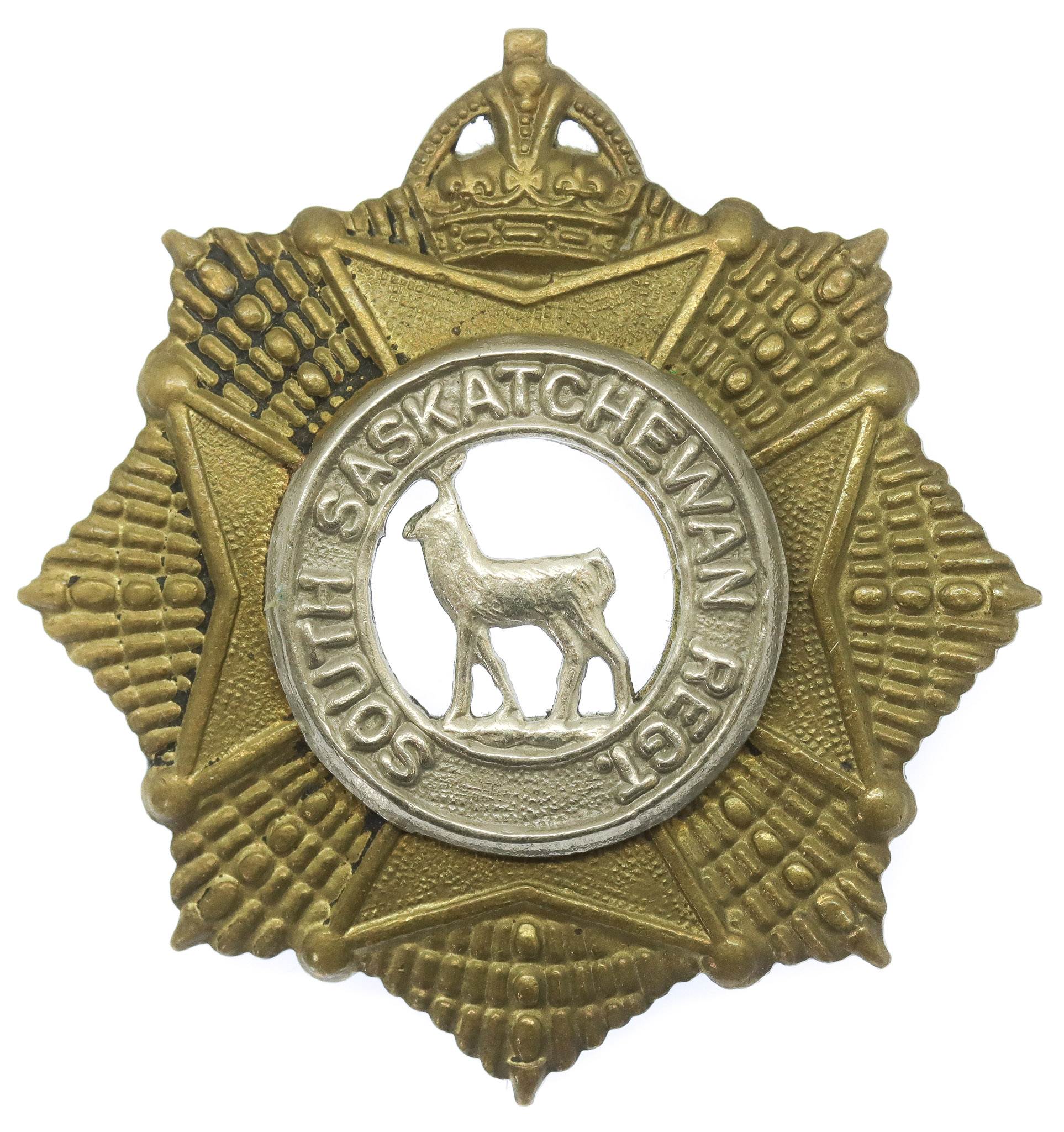 South Saskatchewan Regiment Cap Badge - King's Crown
