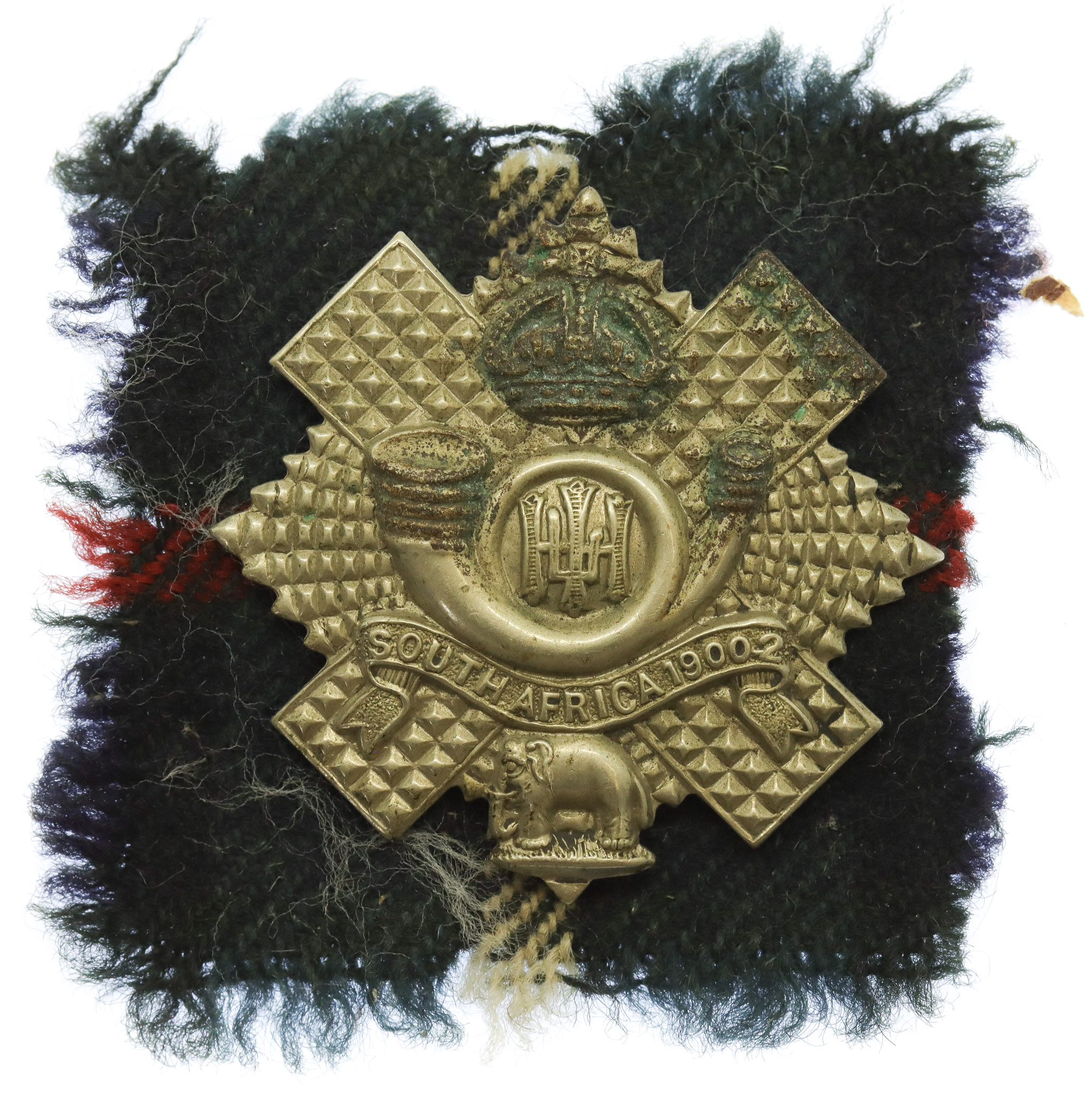 6th Bn. Highland Light Infantry (H.L.I.) Cap Badge - King's Crown