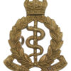 Edwardian Royal Army Medical Corps (R.A.M.C.) Cap Badge - King's Crown