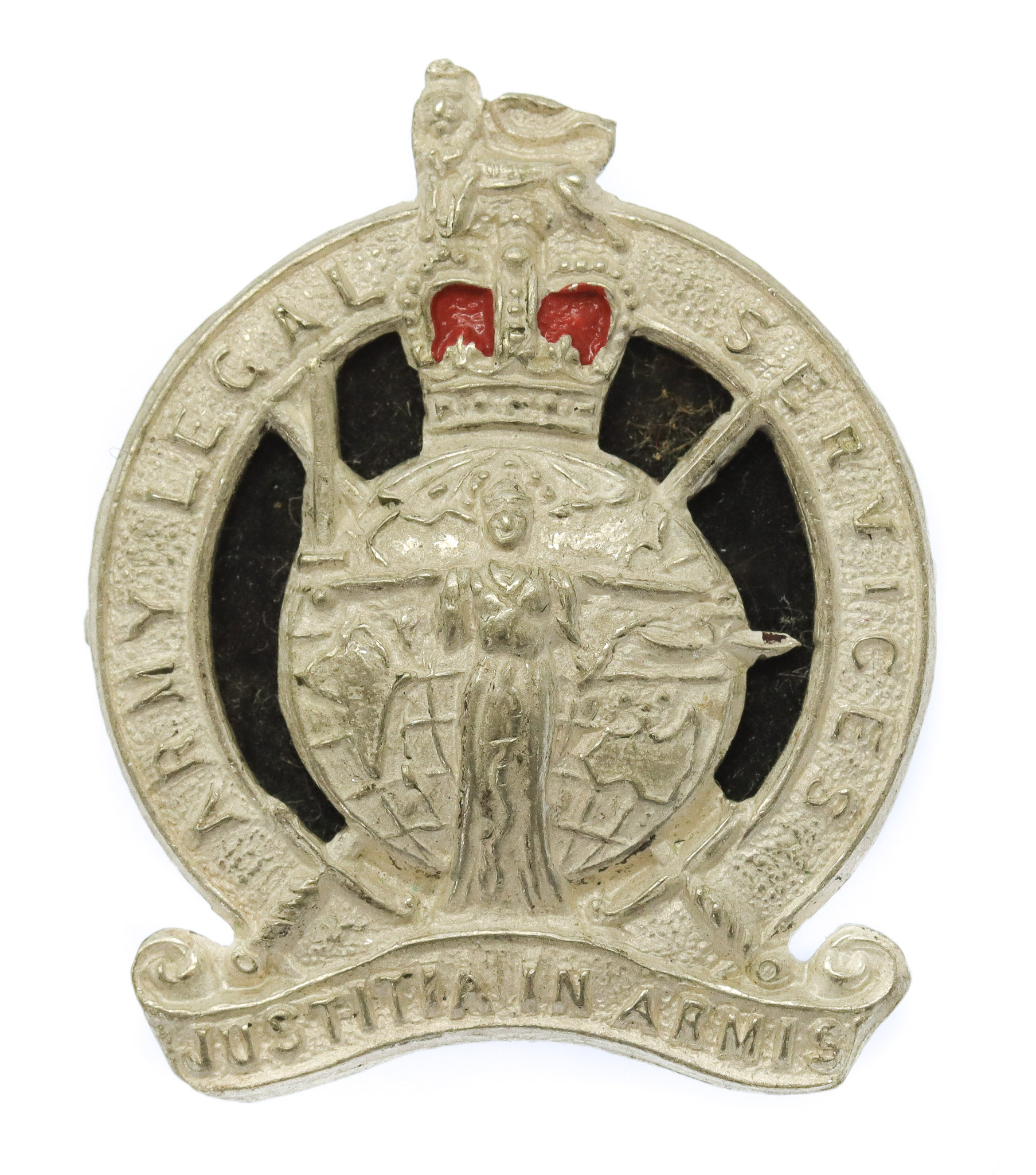 Army Legal Services Officer's Cap Badge - Queen's Crown