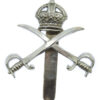 Army Physical Training Corps (A.P.T.C.) Chrome Cap Badge - King's Crown