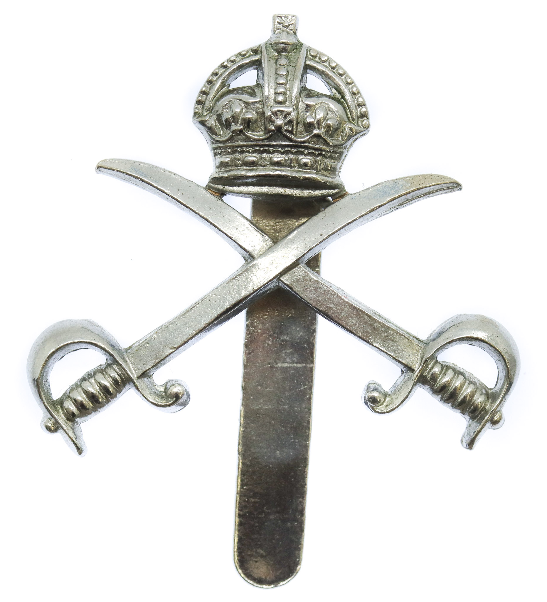 Army Physical Training Corps (A.P.T.C.) Chrome Cap Badge - King's Crown