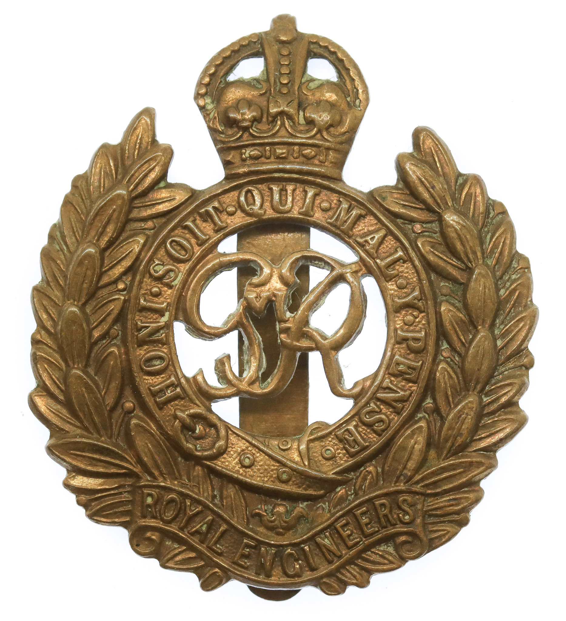 George VI Royal Engineers Cap Badge