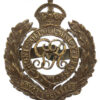 George V Royal Engineers Officer's Service Dress Cap Badge