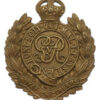 George V Royal Engineers WW1 Economy Cap Badge (Non Voided Centre)