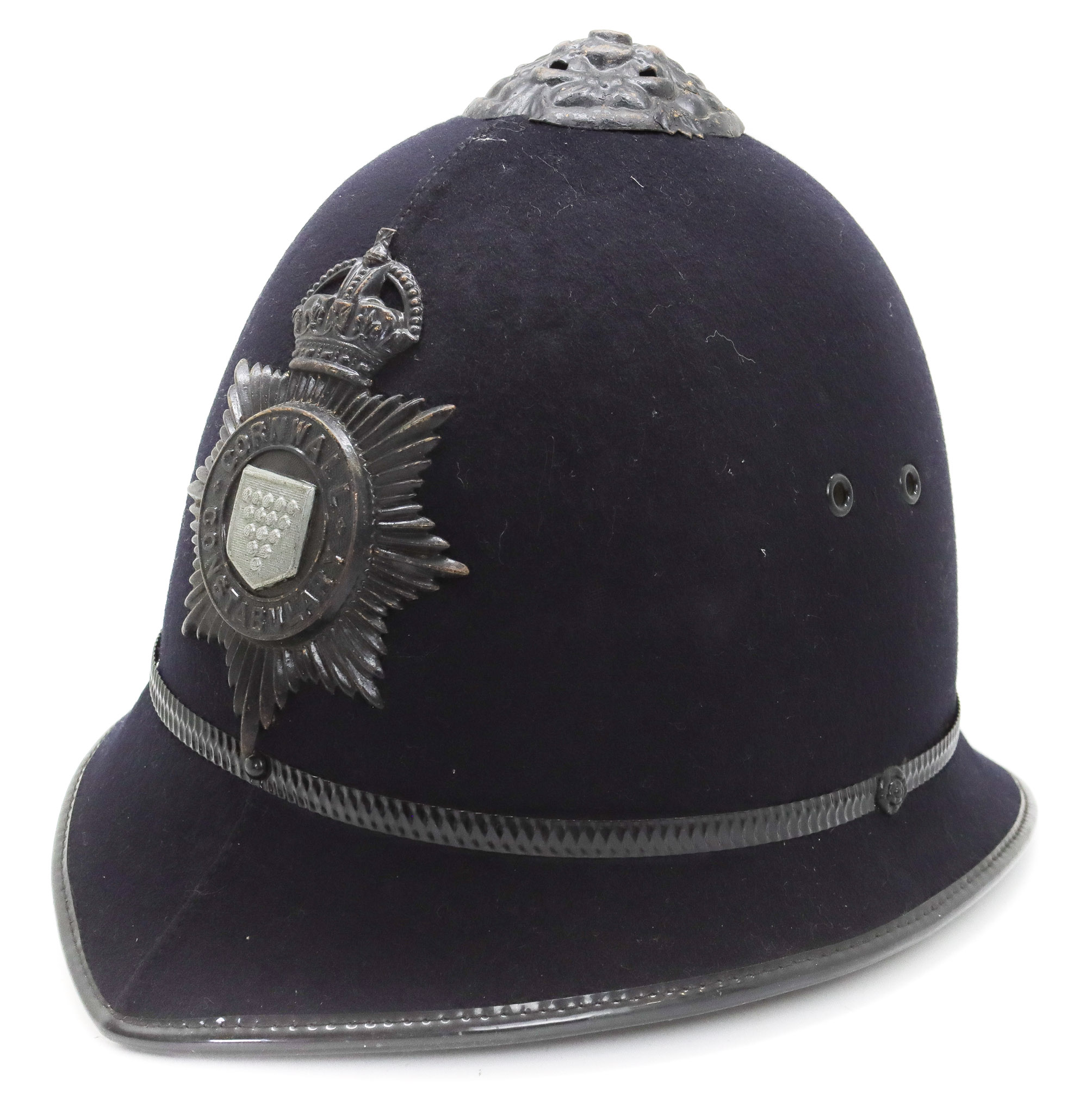 Cornwall Constabulary Rose Top Helmet (Pre 1953)