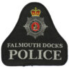 Falmouth Docks Police Cloth Pullover Patch Badge