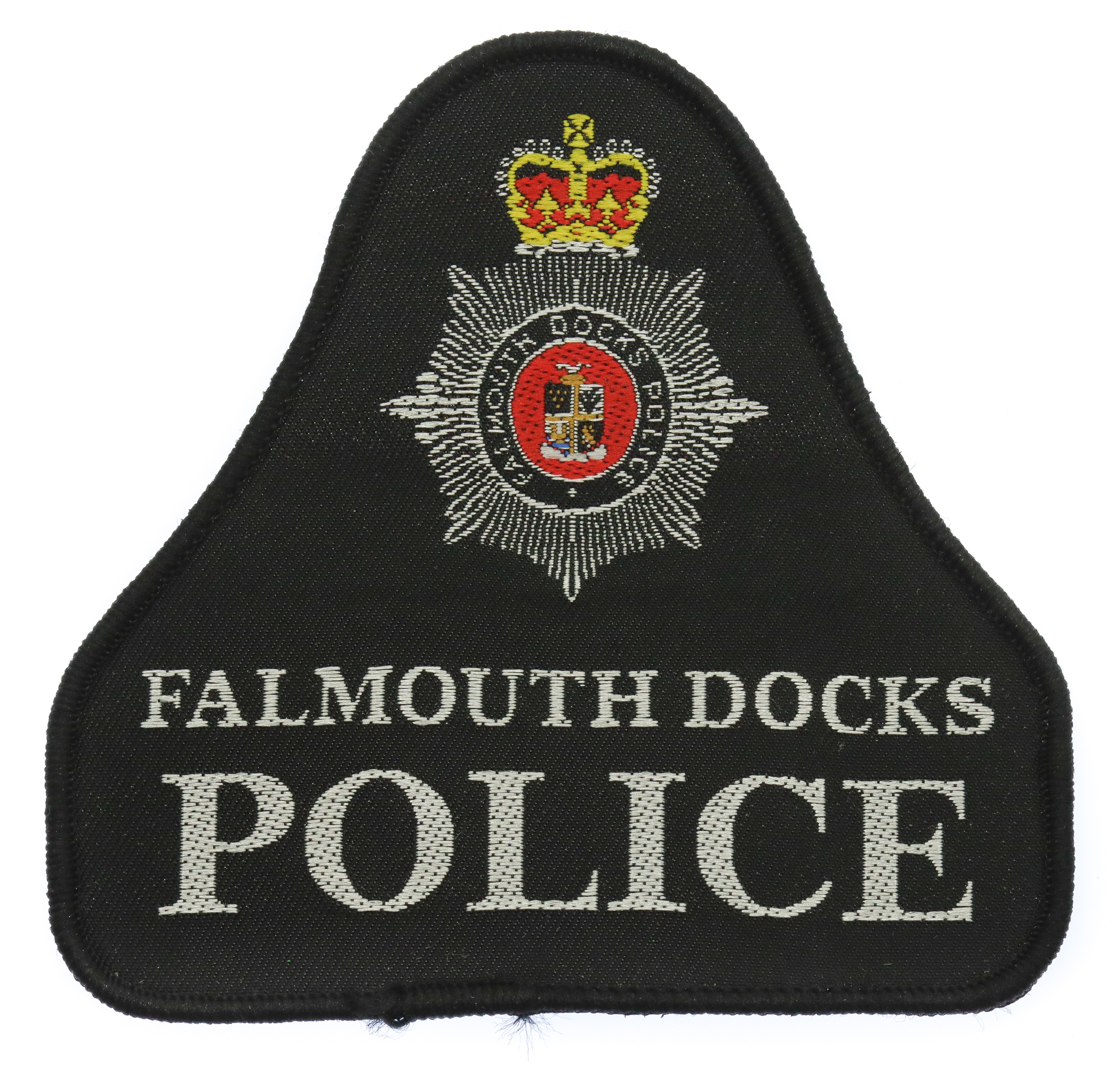 Falmouth Docks Police Cloth Pullover Patch Badge