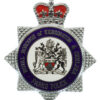 Royal Borough of Kensington & Chelsea Parks Police Enamelled Cap Badge - Queen's Crown