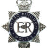United Kingdom Police Enamelled Epaulette Badge - Queen's Crown