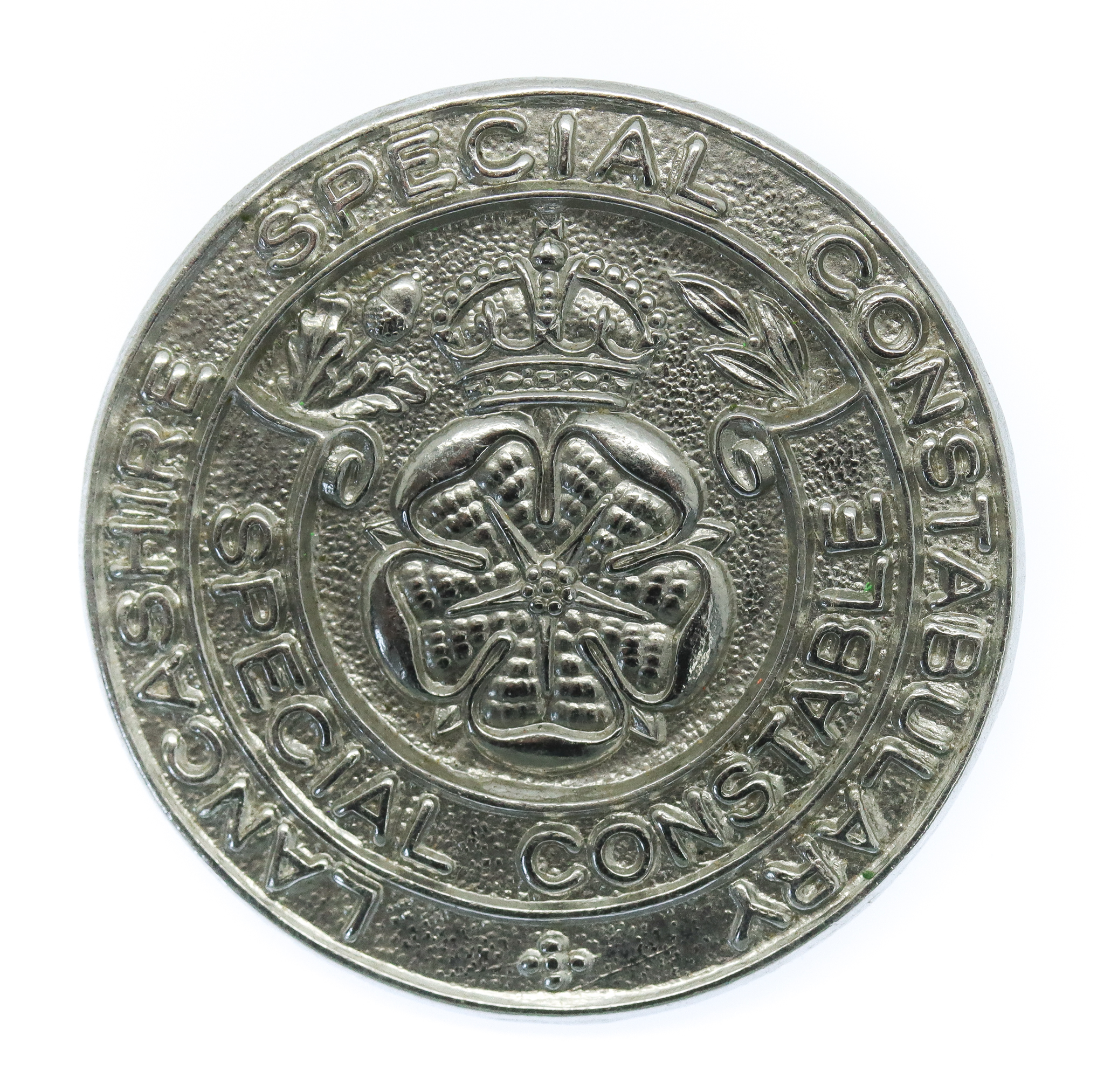 Lancashire Special Constabulary Special Constable Cap Badge - King's Crown