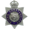 Buckinghamshire Constabulary Senior Officer's Enamelled Cap Badge - King's Crown
