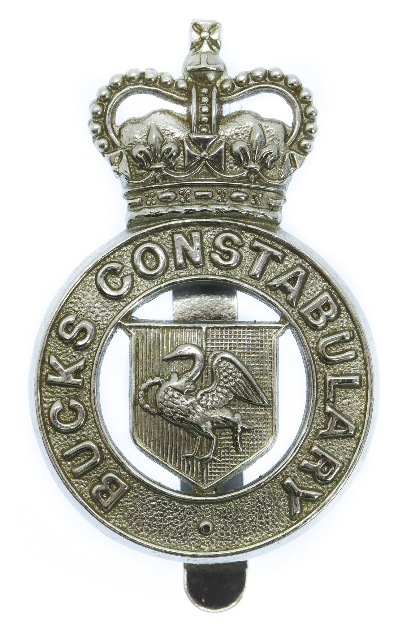 Buckinghamshire Constabulary Cap Badge - Queen's Crown