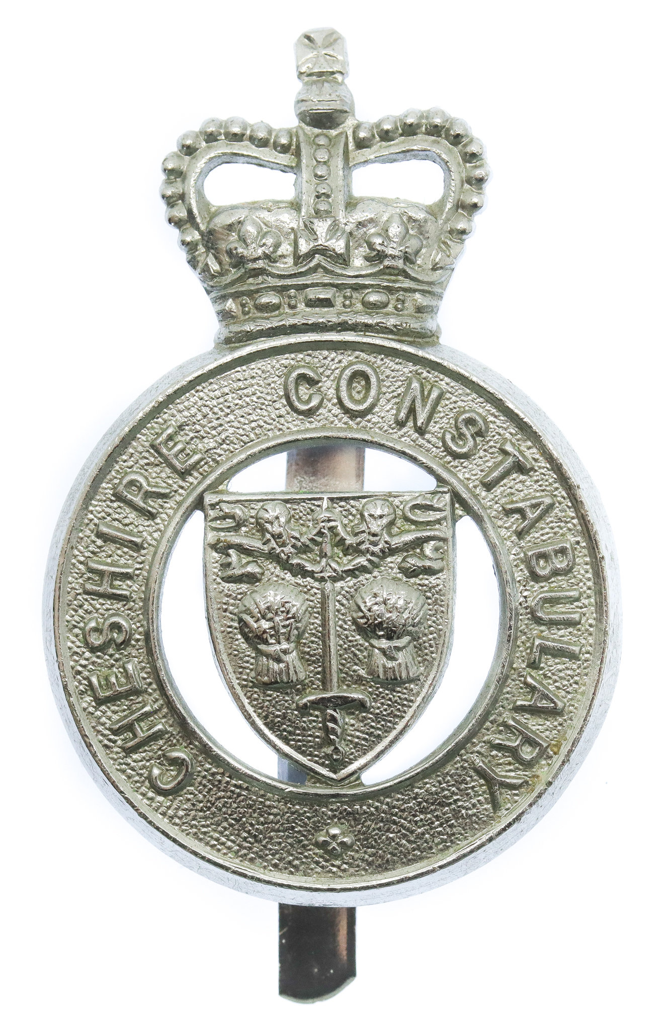 Cheshire Constabulary Cap Badge - Queen's Crown