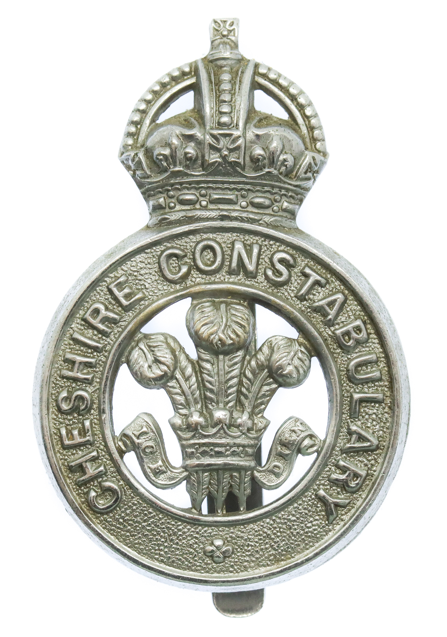 Cheshire Constabulary Cap Badge - King's Crown