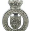Gwynedd Constabulary Cap Badge - King's Crown