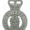 Gwynedd Constabulary Cap Badge - Queen's Crown