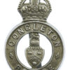 Congleton Borough Police Cap Badge - King's Crown