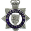 Bournemouth Borough Police Senior Officer's Enamelled Cap Badge - Queen's Crown