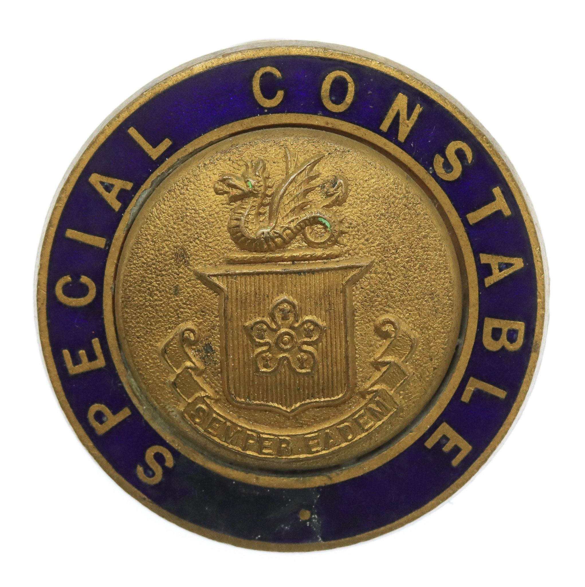 Leicestershire Special Constabulary Enamelled Lapel Badge