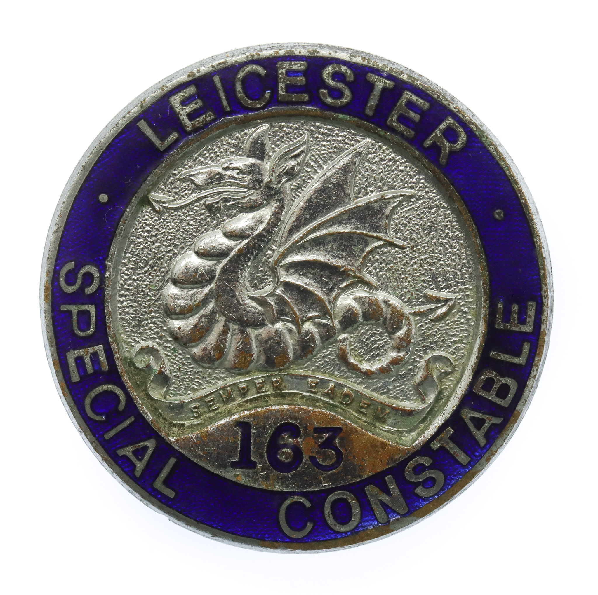 Leicester City Police Special Constable Enamelled Lapel Badge
