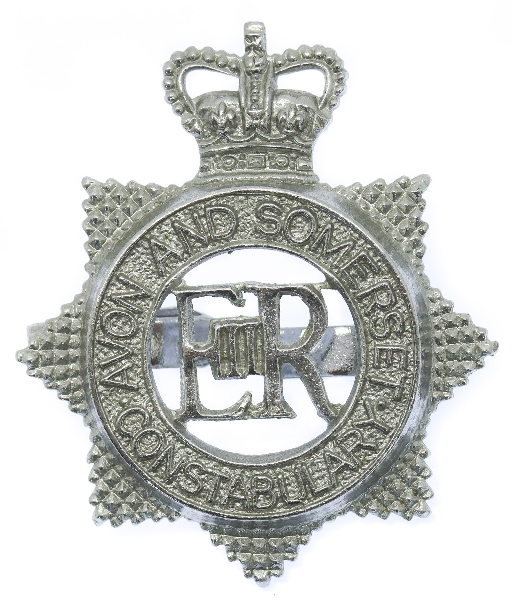 Avon and Somerset Constabulary Cap Badge - Queen's Crown