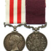 Indian Mutiny Medal and Army Long Service & Good Conduct Medal Pair - Regimental Sergeant Major J.T. Murray, 73rd Regiment of Foot