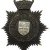 Bournemouth Borough Police Night Helmet Plate - Queen's Crown