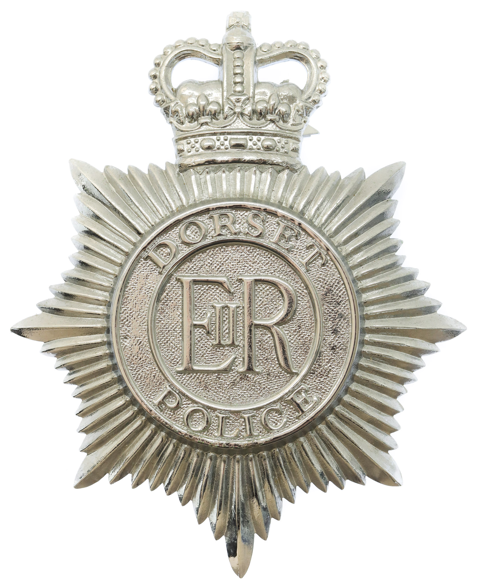Dorset Police Helmet Plate - Queen's Crown
