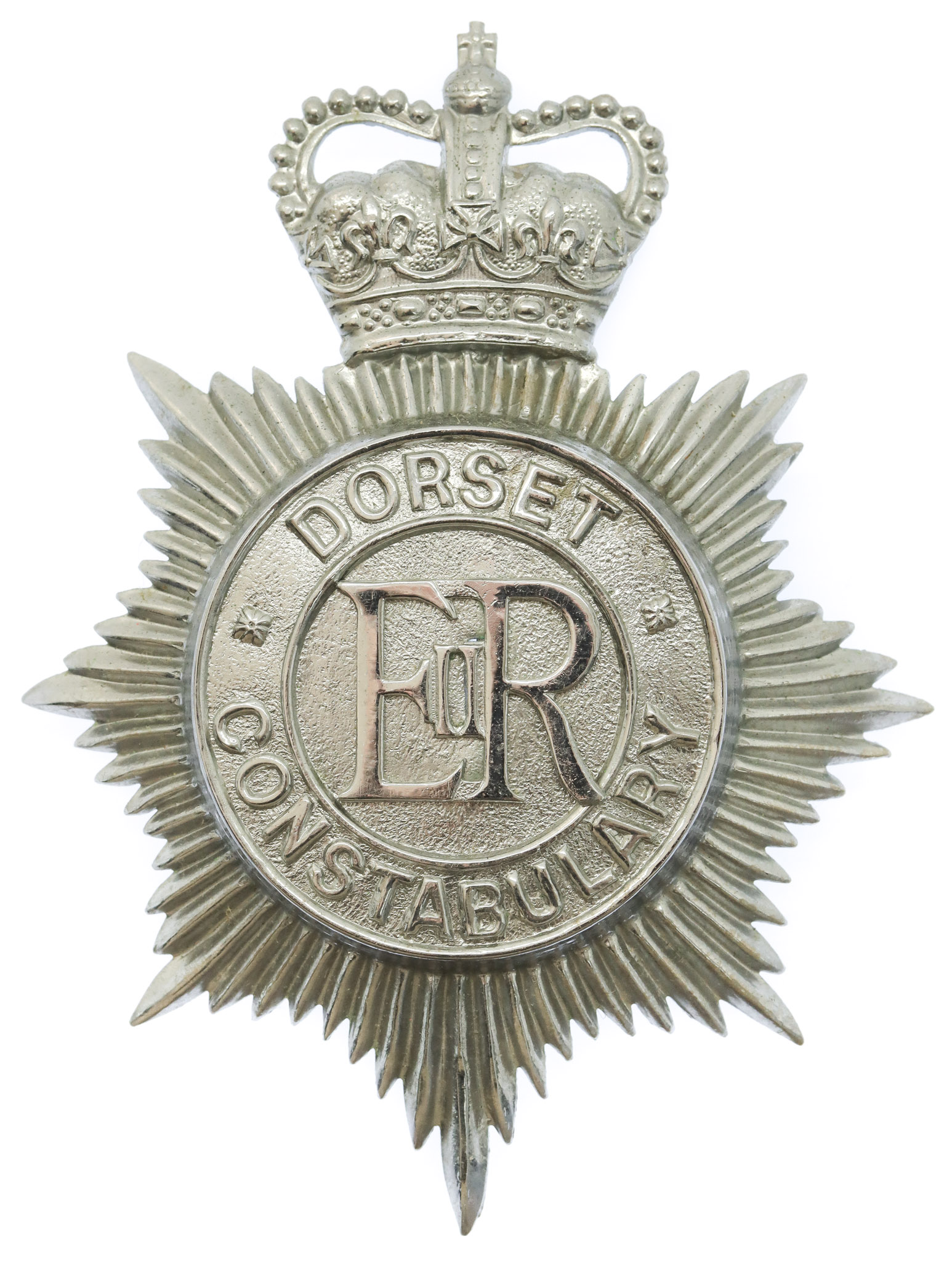 Dorset Constabulary Helmet Plate - Queen's Crown