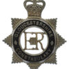 Gloucestershire Constabulary Senior Officer's Sterling Silver & Enamel Cap Badge - Queen's Crown