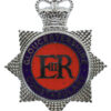 Gloucestershire Constabulary Enamelled Cap Badge - Queen's Crown