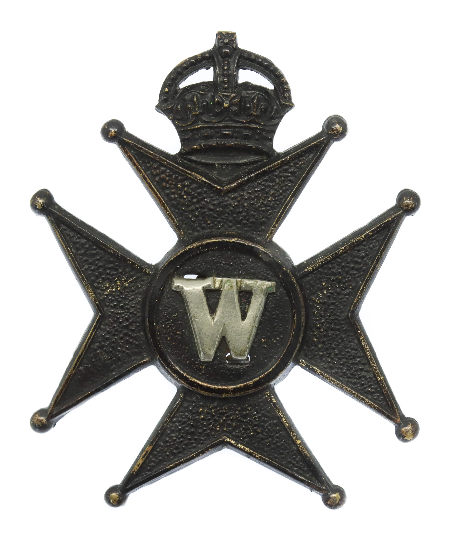 Wiltshire Constabulary Cap Badge - King's Crown